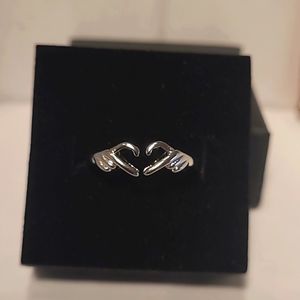 "PLUR" Heart Ring